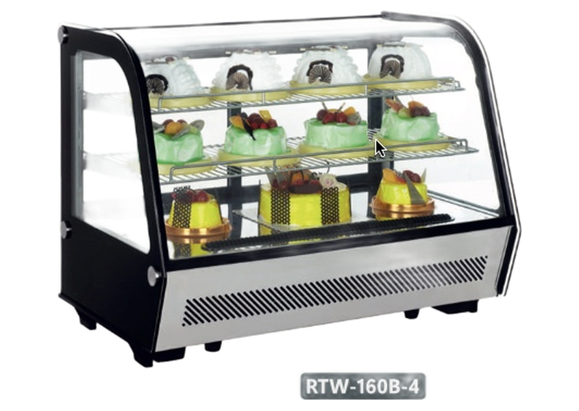 کابینت ویترینی کیک ۱۶۰ لیتری – مدل RTW-160B-4